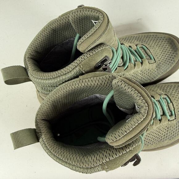 Vasque Torre Hiking Boots Women's 10 Olive Green Suede Lace-Up Ankle Waterproof - Picture 9 of 10